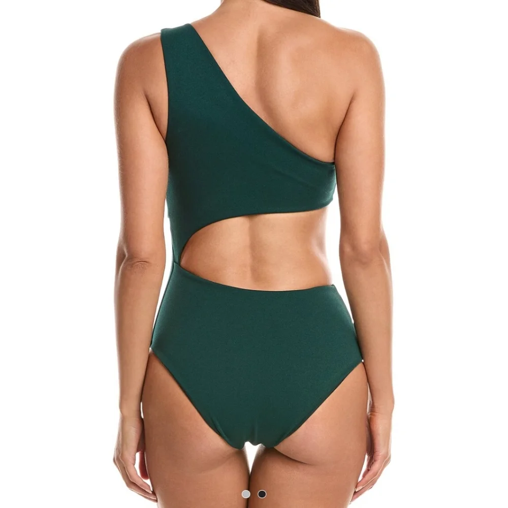 Haight Mika Crepe One Piece In Pine - Picture 2 of 6